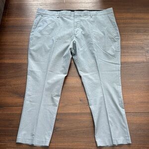 Bonobos NWOT Gray pattern Dress Pants Flat Front Classic size 46 X 30